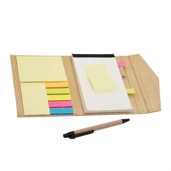 Notepad Set with Sticky Notes & Pen