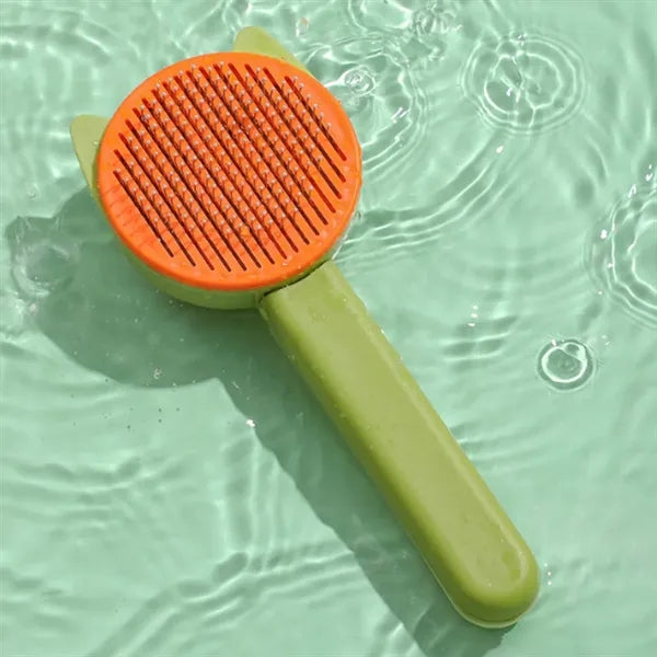 Self-cleaning Slicker Brush with Soft Massage for Pets