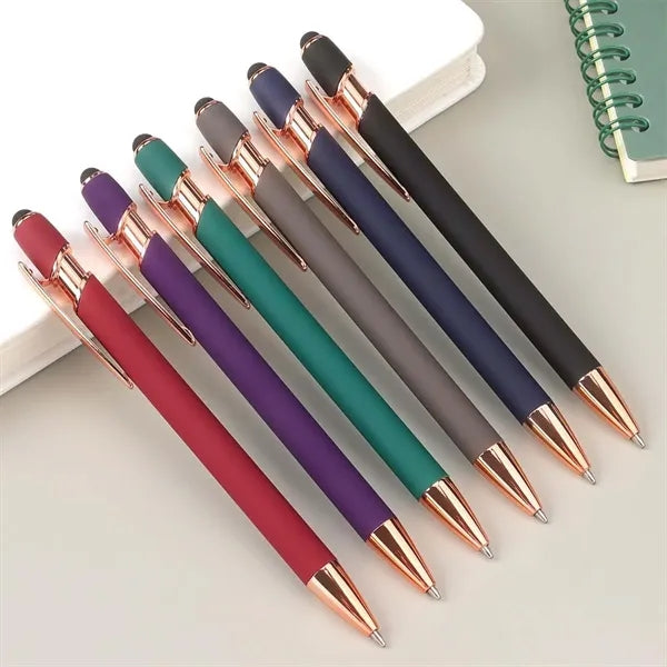 Stylus Retractable Ballpoint Pen with Stylus tip