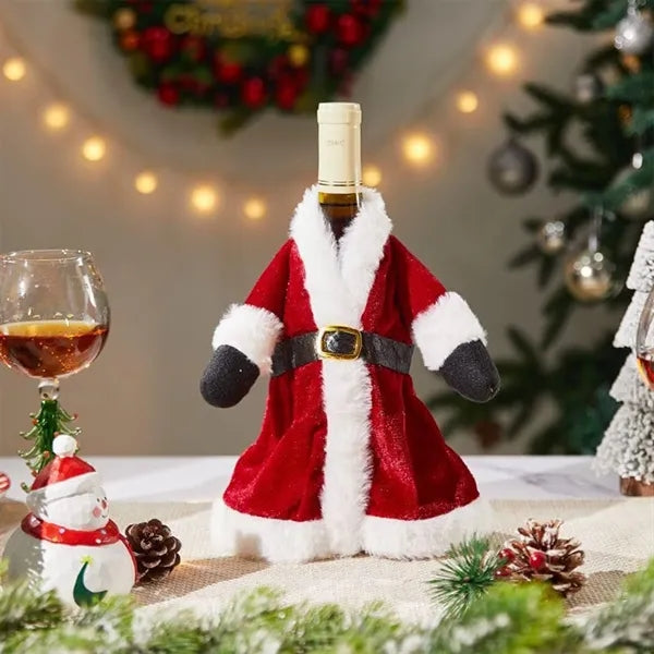 Christmas Decorations For Wine Bottles