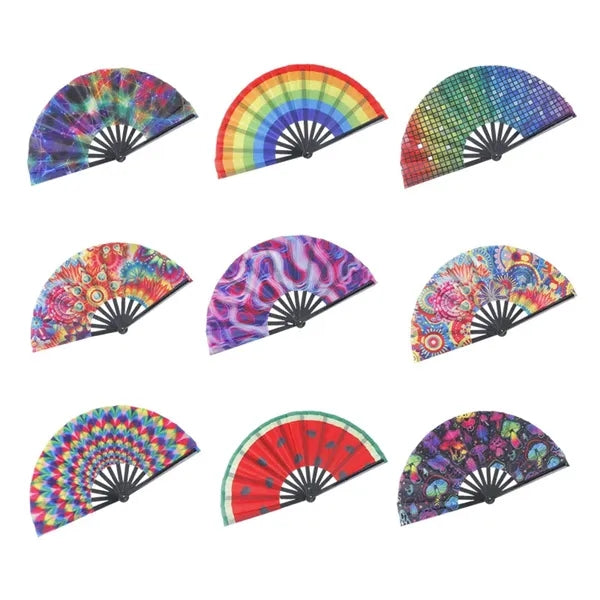 13inch one side print clack noise handy fan
