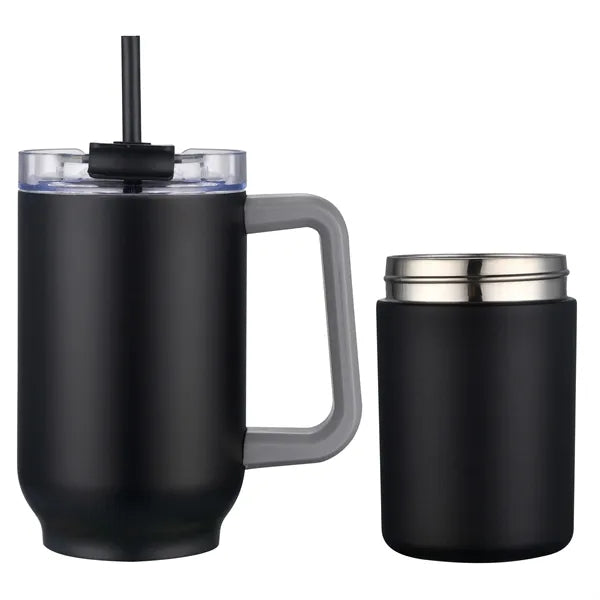 Aqueduct-XI 22 Oz. Can Cooler Travel Tumbler (Double Walled)