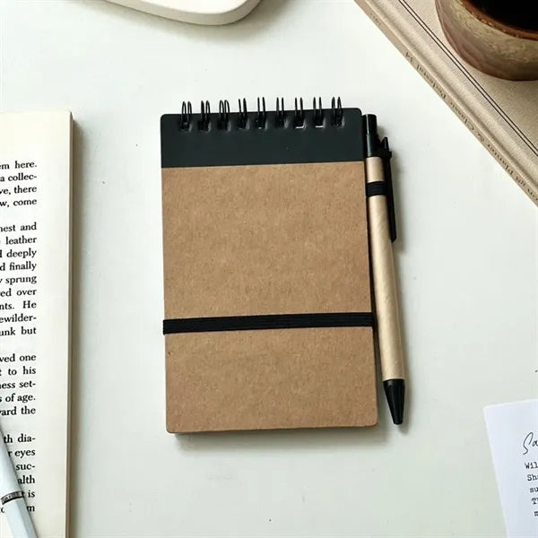 Eco-friendly Coil Notebook With Pen Set