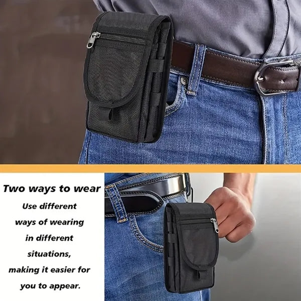 3-Layer Nylon Waist Pack