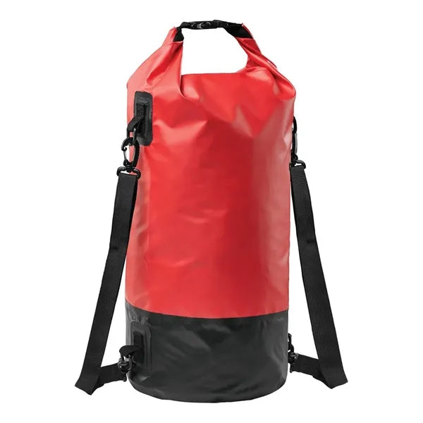 Round PVC Roll Top Closure Openable Buckle Backpack
