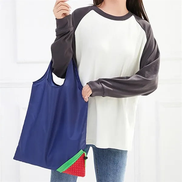 Strawberry-Shaped Foldable Shopping Bag
