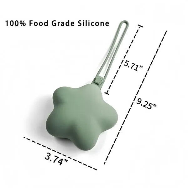 Portable Silicone Star-shaped Pacifier Storage Case