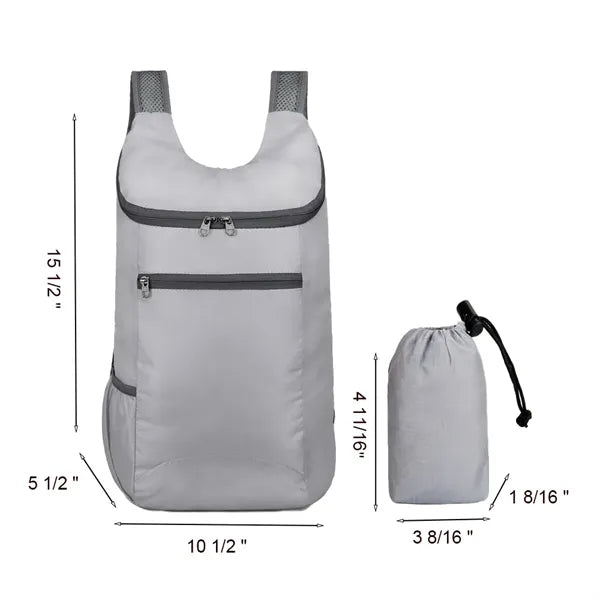 Large Capacity Foldable Multi-Pocket Backpack