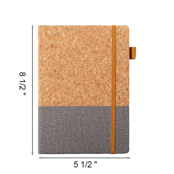 Cork Hardcover Bound Notebooks