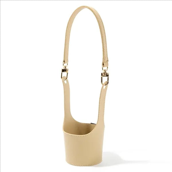 Hand-Held Leather Coffee Insulation Cover