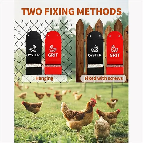 Chicken Grit Feeder Coop Accessories