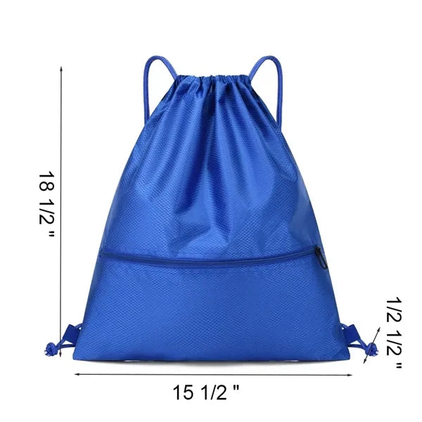 Honeycomb Pattern Sports Cinch String Bag