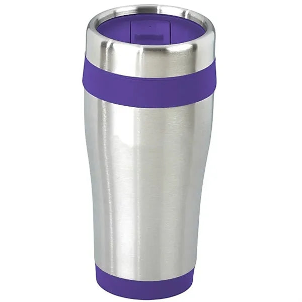 16 oz. Steel Tumbler with Color Trim