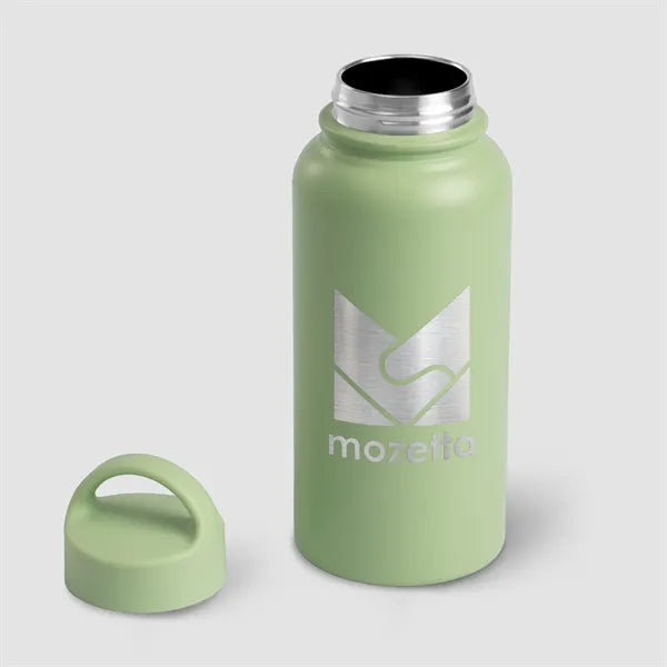 31oz. Double Wall Recycled Stainless Steel Bottle- Laser