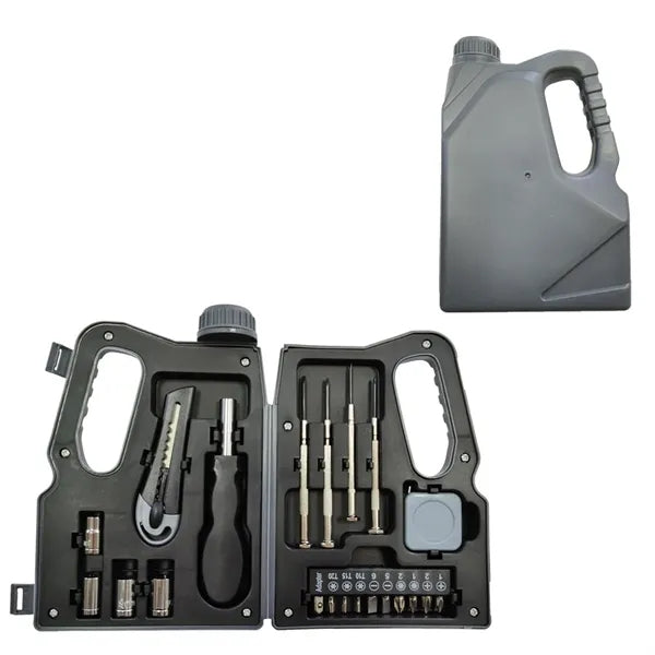22-Piece Oil Pot-Shaped Multi-Functional Household Tool Kit