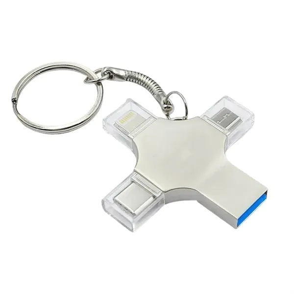 4-In-1 Hub Adapter Keychain