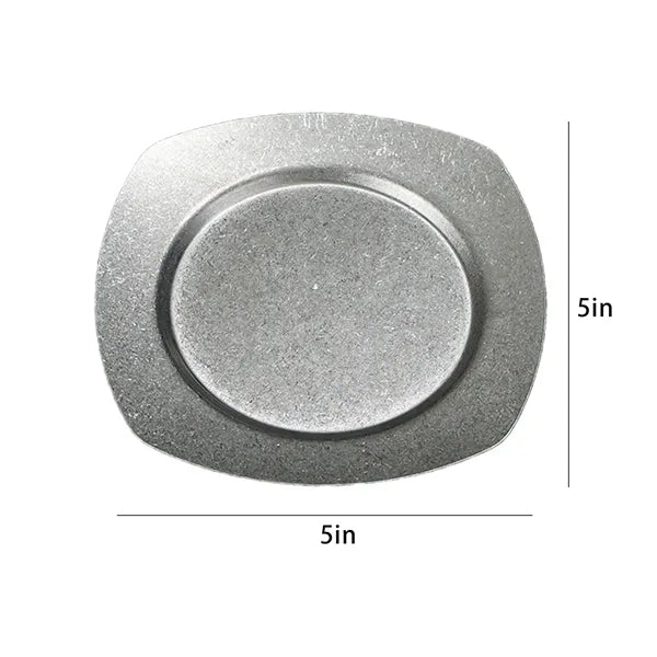 5.5" Stainless Steel Steak Plate