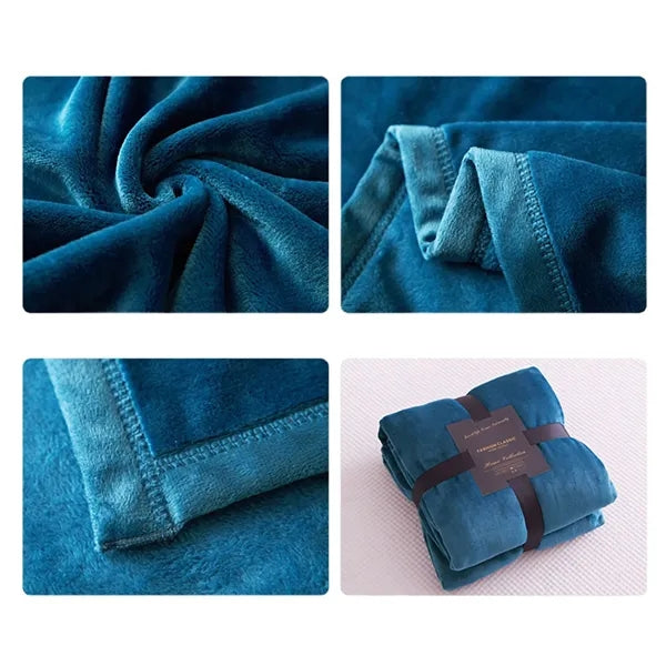 Flannel Blanket, Plush Fleece Throw