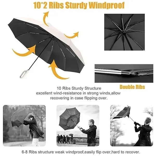 42-Inch Ring Buckle Umbrella