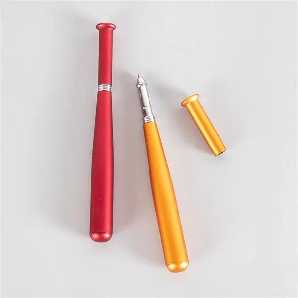 Baseball Print Ballpoint Pen - Sports Writing Instrument