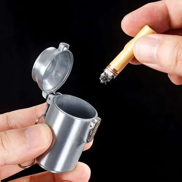 Portable Ashtray With Keychain