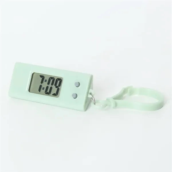 Portable Silent Mini Clock Keychain for Exams