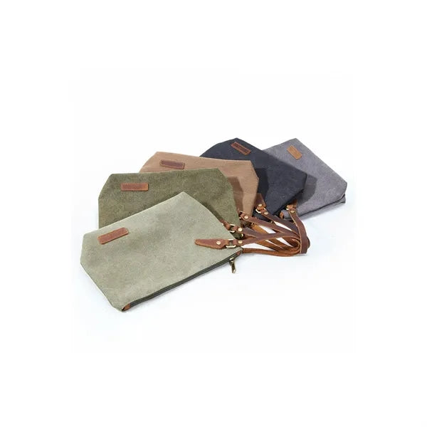 Spacious Portable Wear-Resistant Canvas Travel Toiletry Bag