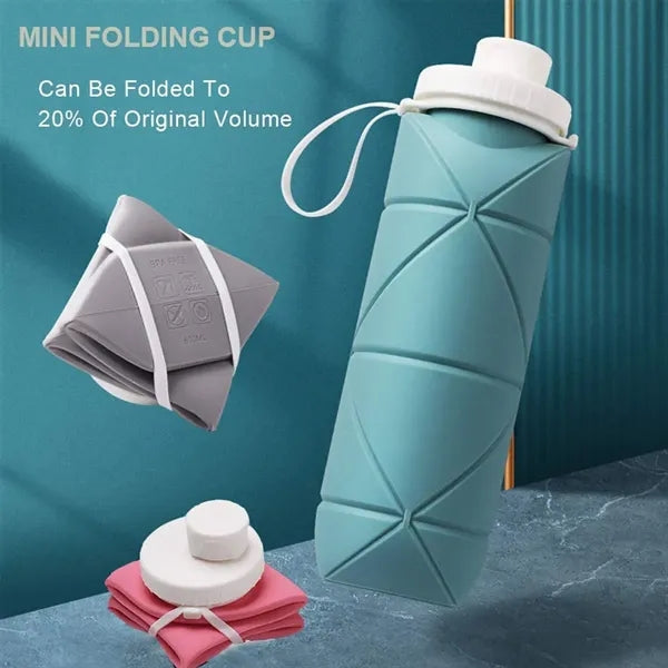 20oz Large Capacity Collapsible Water Bottle