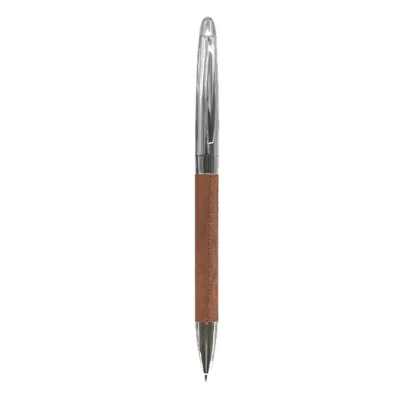Quick-Dry Smooth Writing PU Leather Stainless Steel Pen
