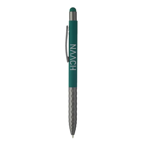 Geometric Aluminum Stylus Ballpoint Pen