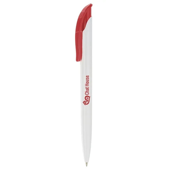 Full Tint White Plastic Pens