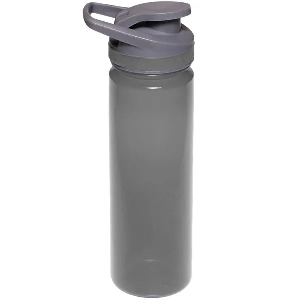 Plastic Sports Water Bottle with Flip Lid - Carry Handle, 22