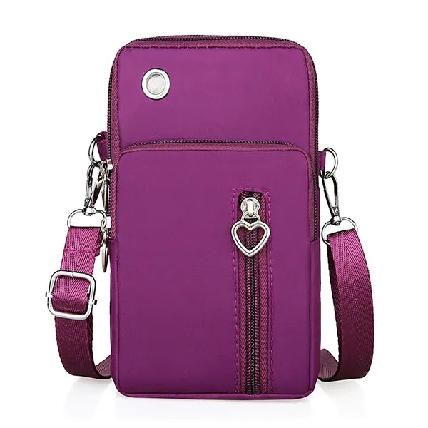 Cross-body wrist motion arm bag