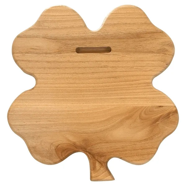 9 3/4" x 10 1/4" Alder Clover Plaque