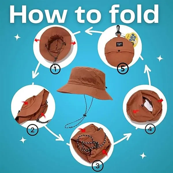 Outdoor Foldable Sun Protection Fisherman's Hat