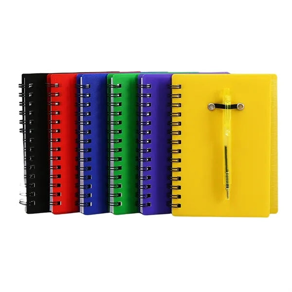 3 in1 Spiral Notebook Pen Set Pocket Notepad
