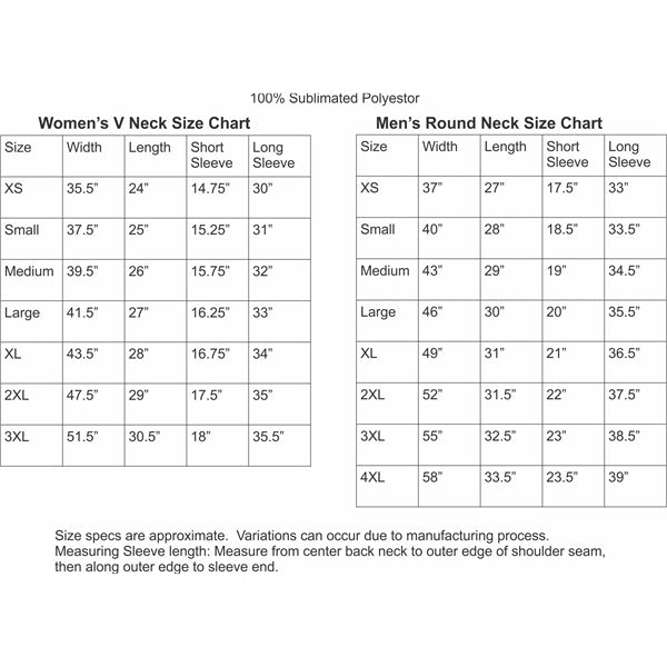 Men's Crew Neck Running Shirt - Full Color Sublimation