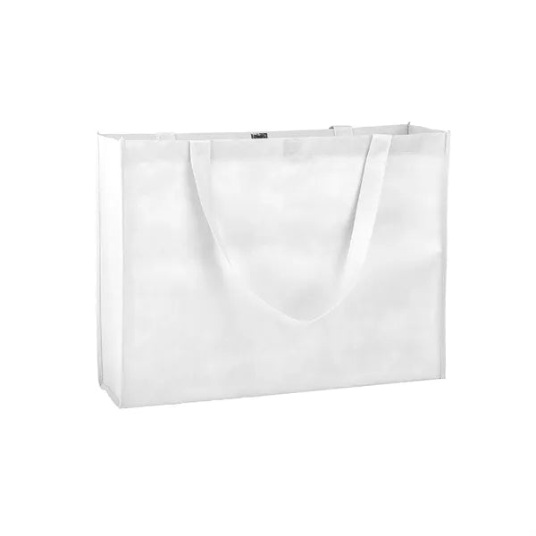 Non-woven Tote Bag With Hook And Loop Closure