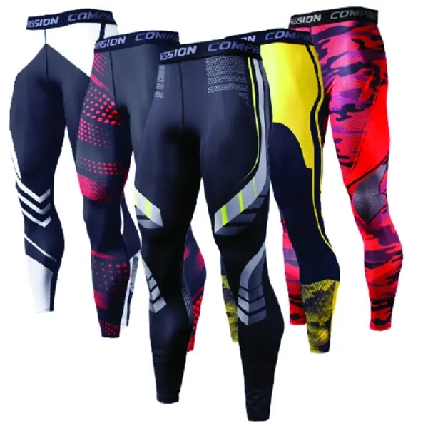 Men's Sublimation Compression Tights - 180G Poly Spandex