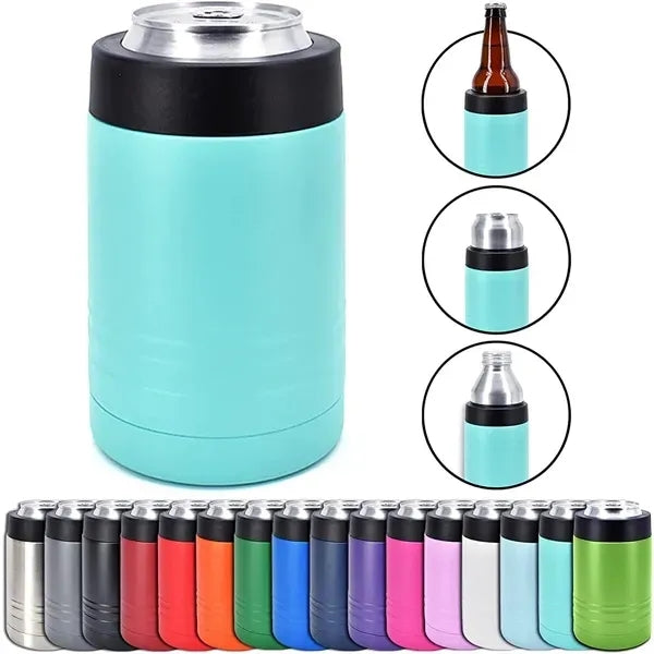 Stainless Steel 12oz Double Wall Vacuum Insulated Can Cooler