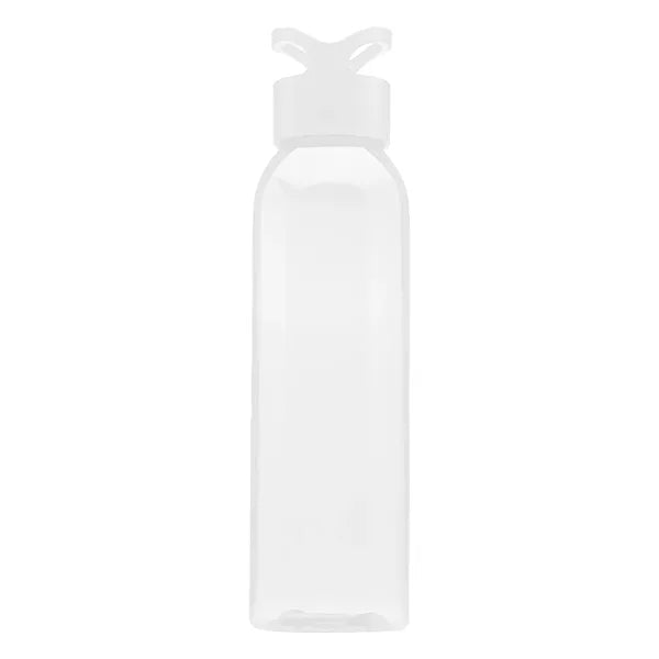Plastic Gym Water Bottles - Carrying Loop Cap, 22 oz.