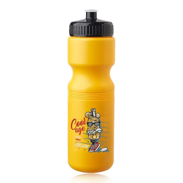 Push Cap Plastic Water Bottle 28 oz