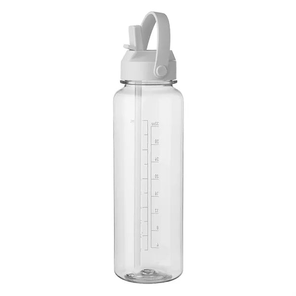 Plastic Water Bottle with Screw On Lid 40 oz.