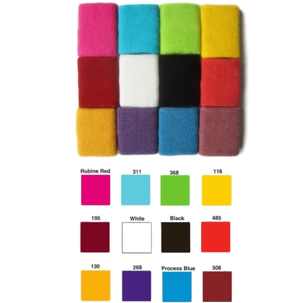 Athletic Sweatband with Woven Patch