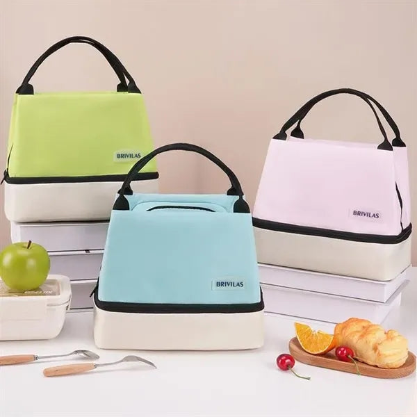 Double-Layer Insulated Lunch Bag