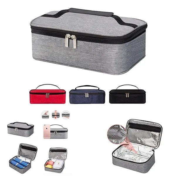 Zipper Top Insulated Lunch Bags