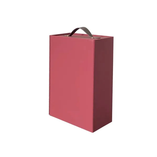 Uxury Double Bottle Wine Gift Box With Handle