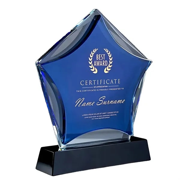 Prism Star Crystal Trophy
