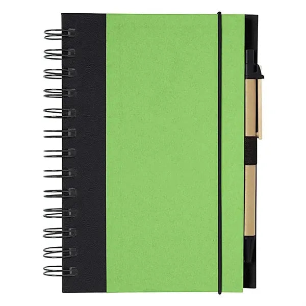 Eco-Inspired Spiral Notebook & Pen