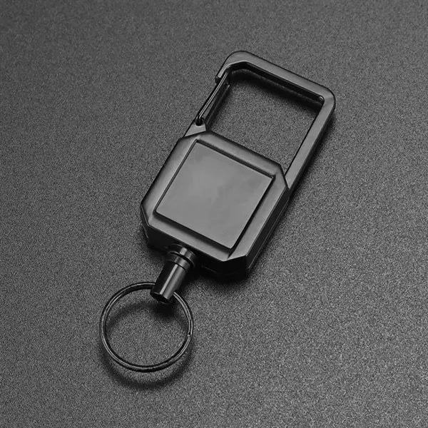 Outdoor Metal Square Keychain